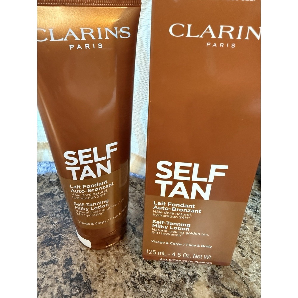 Clarins Instant Tan Non-oily Fresh Gel 125 mL/ 4.2 oz. Face & Body Self Tanning - Picture 3 of 5